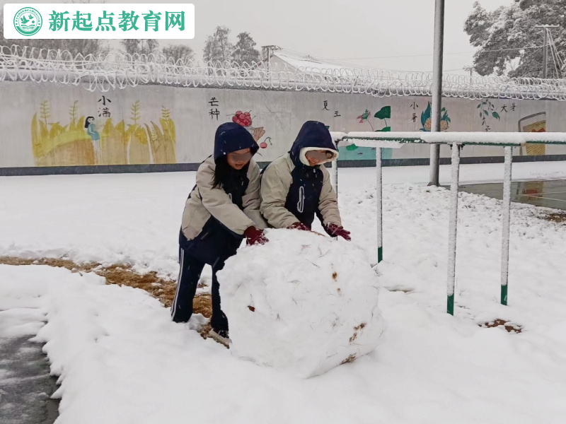 冬日激情校園,新起點孩子管教學校開展打雪仗活動 冬日激情校園,新起點孩子管教學校開展打雪仗活動